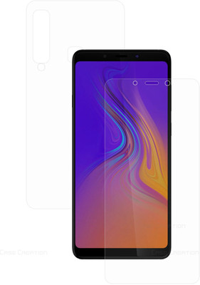 CASE CREATION Front and Back Screen Guard for Samsung Galaxy A9 (2018)(Pack of 2)