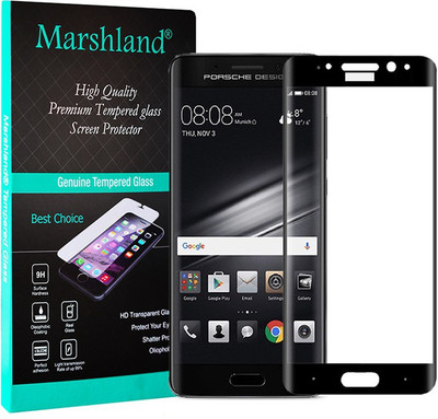 Marshland Tempered Glass Guard for Huawei Mate 9 Pro, Screen Protector Premium Quality Anti Scratch Bubble Free 3D Edge to Edge Tempered Glass, Black(Pack of 1)