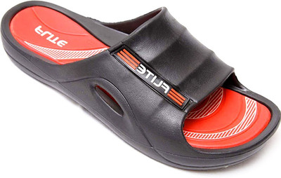 FLITE Men Slides(Black , 10)