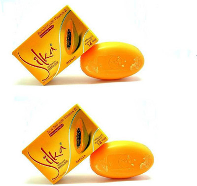 SILKA skin smoother complexion.SKIN FAIRNESS SOAP(2 x 67.5 g)