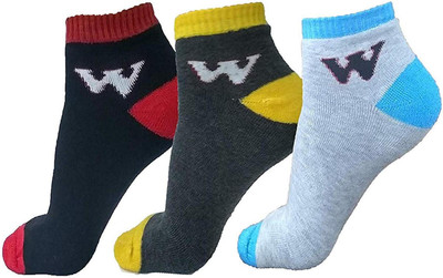 PinKit Men Color Block Ankle Length(Pack of 3)