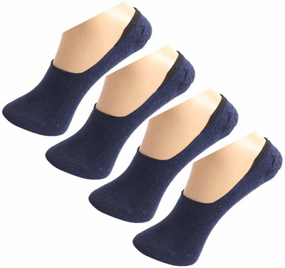 PinKit Men Solid Low Cut(Pack of 4)
