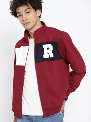 Roadster Full Sleeve Color Block Men Sweatshirt