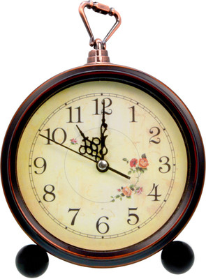 JMALL Analog Brown Clock