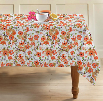 AIRWILL Printed 8 Seater Table Cover(Multicolor, Cotton)