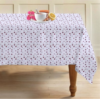 Flipkart SmartBuy Printed 4 Seater Table Cover(Red, Maroon, White, Cotton)