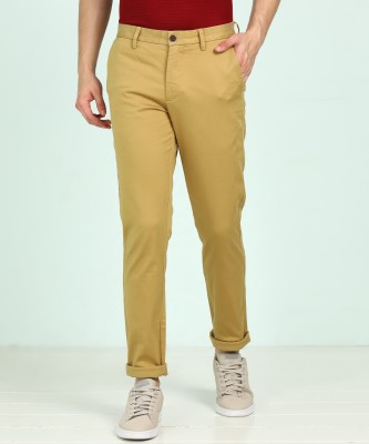 INDIGO NATION Slim Fit Men Beige Trousers