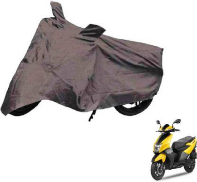 AK Star Waterproof Two Wheeler Cover for TVS(NTORQ, Grey)