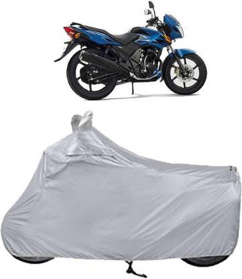 AK Star Waterproof Two Wheeler Cover for TVS(Apache, Silver)