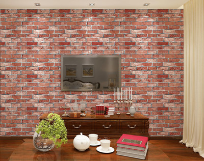 PERFECT DECOR Abstract Red Wallpaper(1000 cm x 53 cm)
