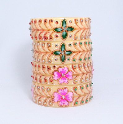 RRR Handicrafts Plastic Bangle Set(Pack of 4)