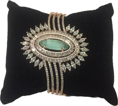 PRETTIFY CREATIONS Brass Cubic Zirconia Bracelet