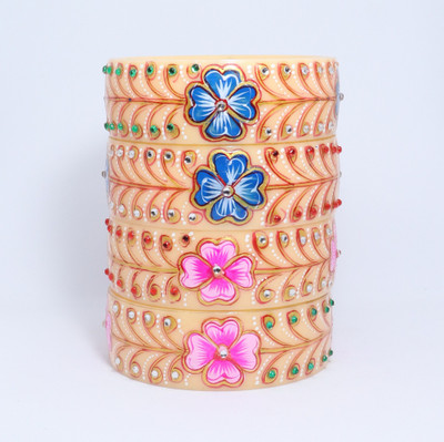 RRR Handicrafts Plastic Bangle Set(Pack of 4)