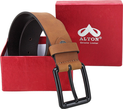Alton Men Casual Tan Genuine Leather Belt