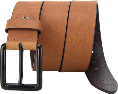 Alton Men & Women Casual, Formal, Party Tan Genuine Leather Belt
