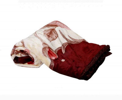 Indcrown Abstract King Woollen Blanket for  AC Room(Woollen Blend, Multicolor)
