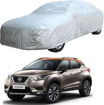 Oshotto Car Cover For Nissan Kicks (Without Mirror Pockets)(Silver)