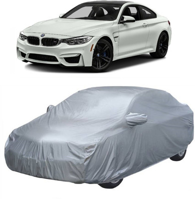 MoTRoX Car Cover For BMW M4 (With Mirror Pockets)(Silver)