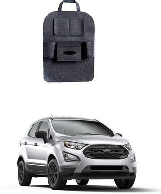 PRTEK Dark Grey Car Back Seat Mounted Hanging Organizer Bag 124 Car Multi Pocket(4 L)