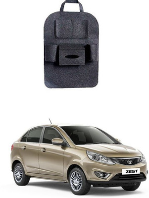 PRTEK Dark Grey Car Back Seat Mounted Hanging Organizer Bag 014 Car Multi Pocket(4 L)