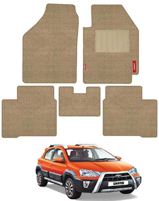 elegant Polypropylene Standard Mat For  Toyota Etios Cross(Beige)