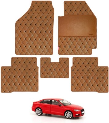 elegant Leatherite Standard Mat For  Audi A3(Brown)