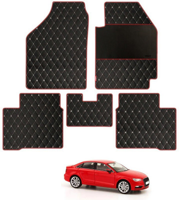 elegant Leatherite Standard Mat For  Audi A3(Black, Red)