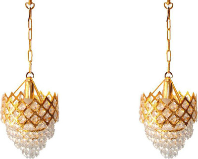 PR Prashant Chandelier Ceiling Lamp(Gold)