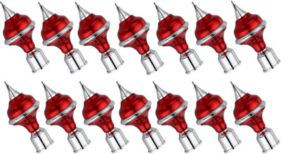 GROWNIX Red Rod Rail Bracket Metal(Pack of 14)