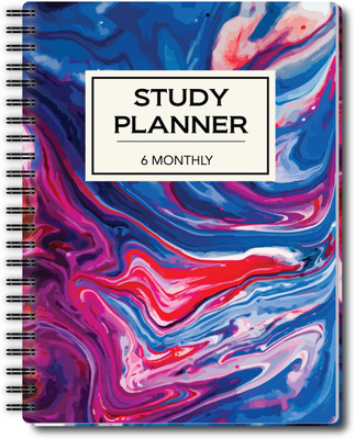Nourish STUDY A5 Planner/Organizer Ruled 200 Pages(MARBLE)