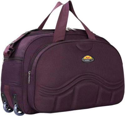 sky spirit (Expandable) Super Tuff Quality Duffel bag (purple) Duffel With Wheels (Strolley)