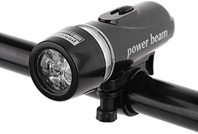 ZIGLY 5 LED Front Bicycle Lamp with Quick Released Bracket LED Front Light(Black)