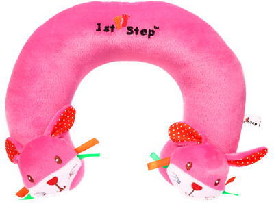 1st Step Microfibre Animals Sleeping Pillow Pack of 1(Pink)