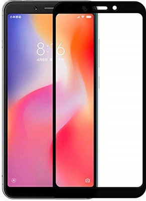 Value Edge To Edge Tempered Glass for Mi Redmi 6(Pack of 1)