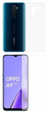 PR SMART Front and Back Tempered Glass for Oppo A9 2020(Pack of 2)