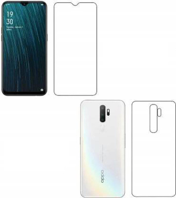 PR SMART Front and Back Tempered Glass for Oppo A5 2020(Pack of 2)