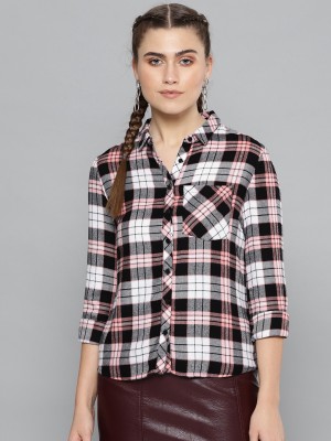 STREET9 Women Checkered Casual Multicolor Shirt