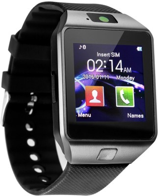 englon DZ09 Smartwatch(Black Strap, Free Size)