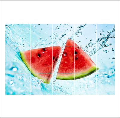 Decoration Stickers 90 cm Watermelon Wall Sticker (58 cm x 90 cm) Easy to apply and usable on walls, tiles & smooth surfaces Made from self-adhesive pvc material Use in bedroom, living room, playing room, kid’s room to enhance your living spaces instantly High quality waterproof ink and UV protectiv