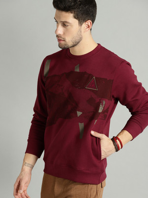 Roadster Full Sleeve Printed Men Sweatshirt