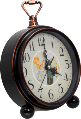 JMALL Analog Brown Clock