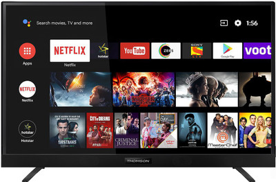 Thomson 108cm (43 inch) Ultra HD (4K) LED Smart Android TV with In-built soundbar & Netflix(43 OATH 1000)