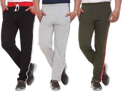 SHAUN Solid Men Multicolor Track Pants