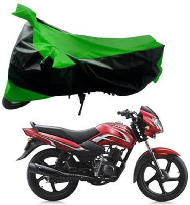 AK Star Waterproof Two Wheeler Cover for TVS(Sport, Green, Black)