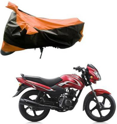 AK Star Waterproof Two Wheeler Cover for TVS(Sport, Orange, Black)
