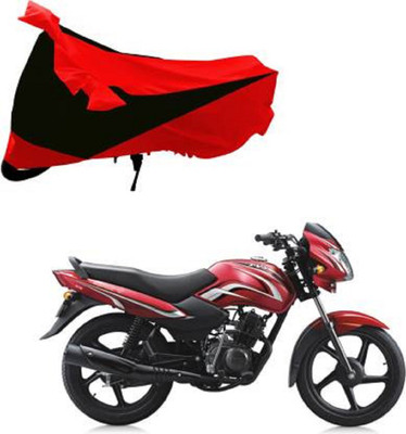 AK Star Waterproof Two Wheeler Cover for TVS(Sport, Red, Black)