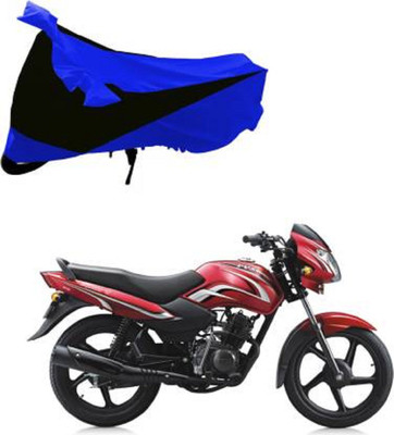 AK Star Waterproof Two Wheeler Cover for TVS(Sport, Blue, Black)