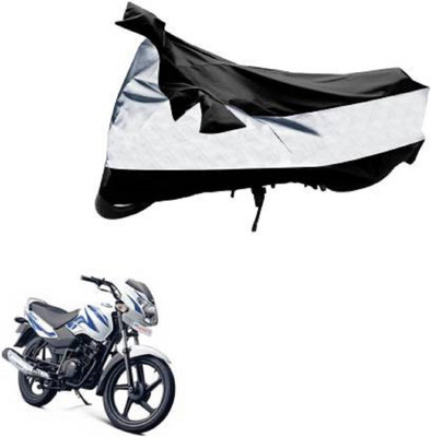 High Quality Waterproof Two Wheeler Cover for TVS(Sport, Black, Silver)