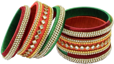 Dharnna Plastic Bangle Set(Pack of 6)