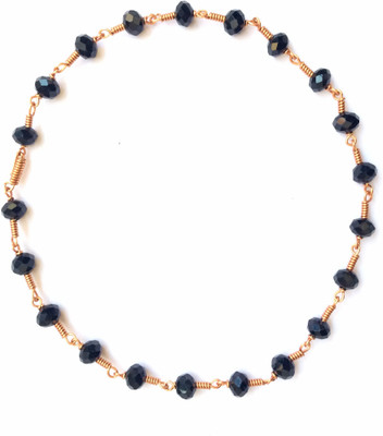 Revolt India Stone, Copper Beads Charm Bracelet